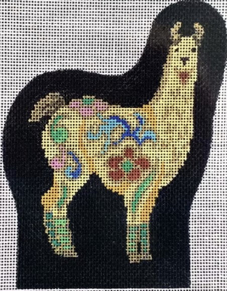 2032 - Cloisonné Llama Figurine