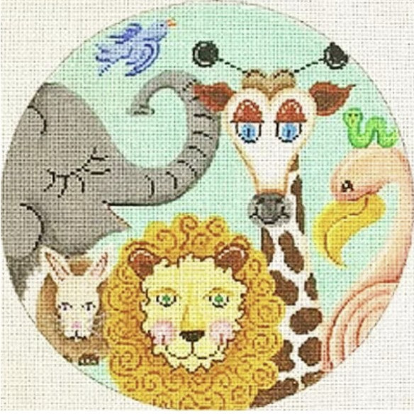21014 - Animal Collage Ornament