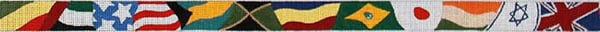 214B - Waving International Flag Belt