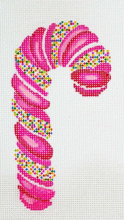 22-244 - Sprinkle Candy Cane - Pink