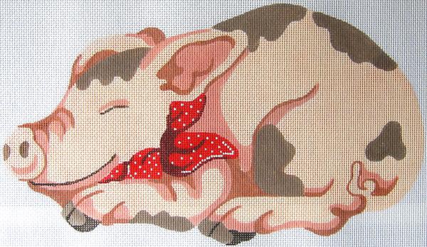 22 - Pink Pig Pillow