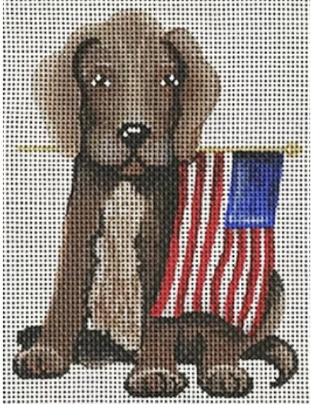 22110 - Doggie with American Flag