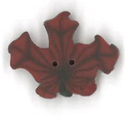 Small Red Maple Leaf Button