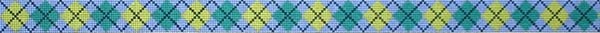 122HH - Argyle Periwinkle Background - Lime/Teal/Navy