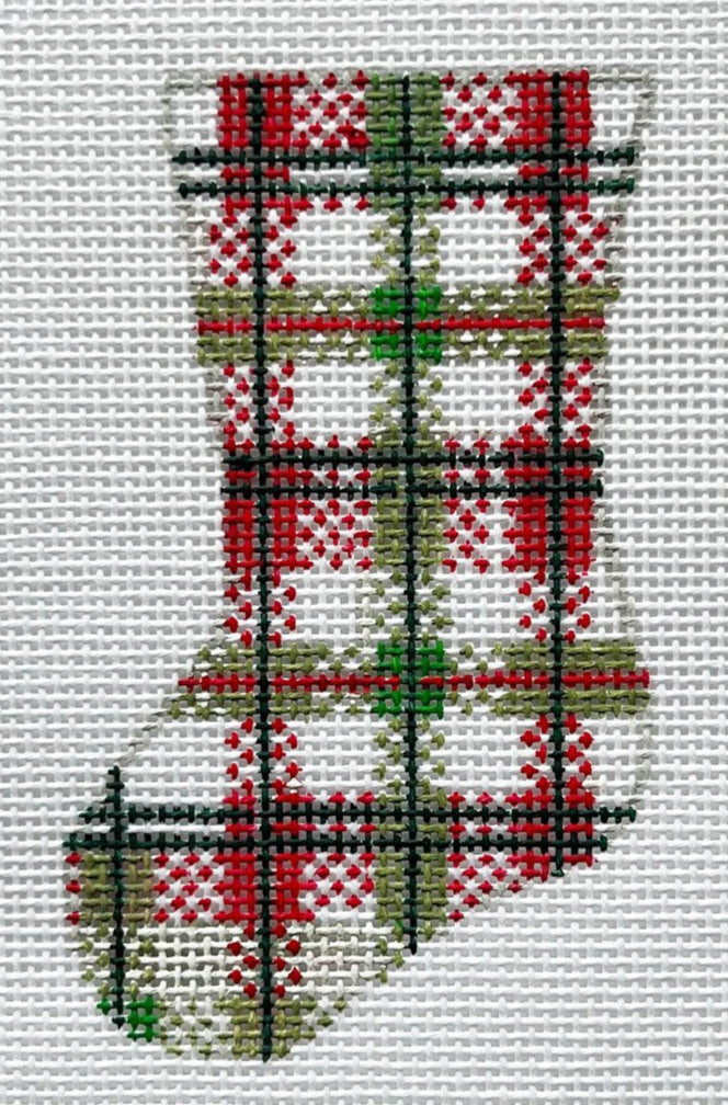 23-310 - Mini Plaid Stocking