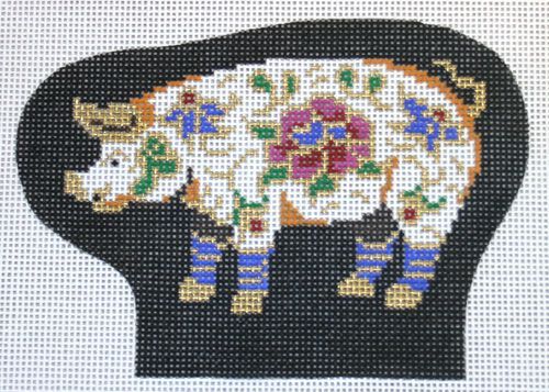 2362 - Cloisonné Pig Figurine