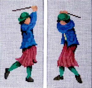 2372 - Golfer Eyeglass Case