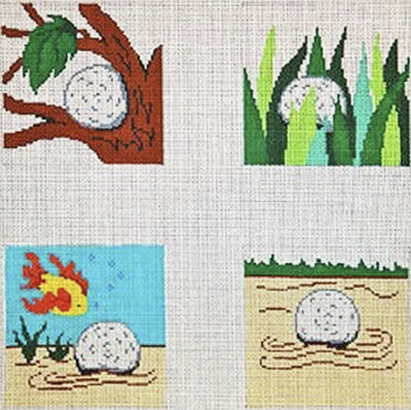 2425 - Coasters - Golf Hazards