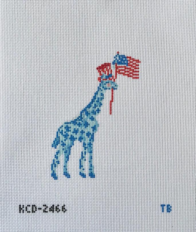 KCD2466 - Patriotic Giraffe