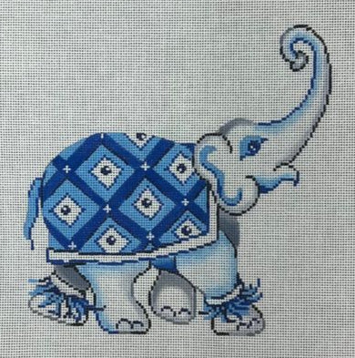 2508 - Single Elephant with Diamond Blanket