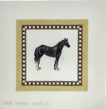 2605 - Single Horse, Black