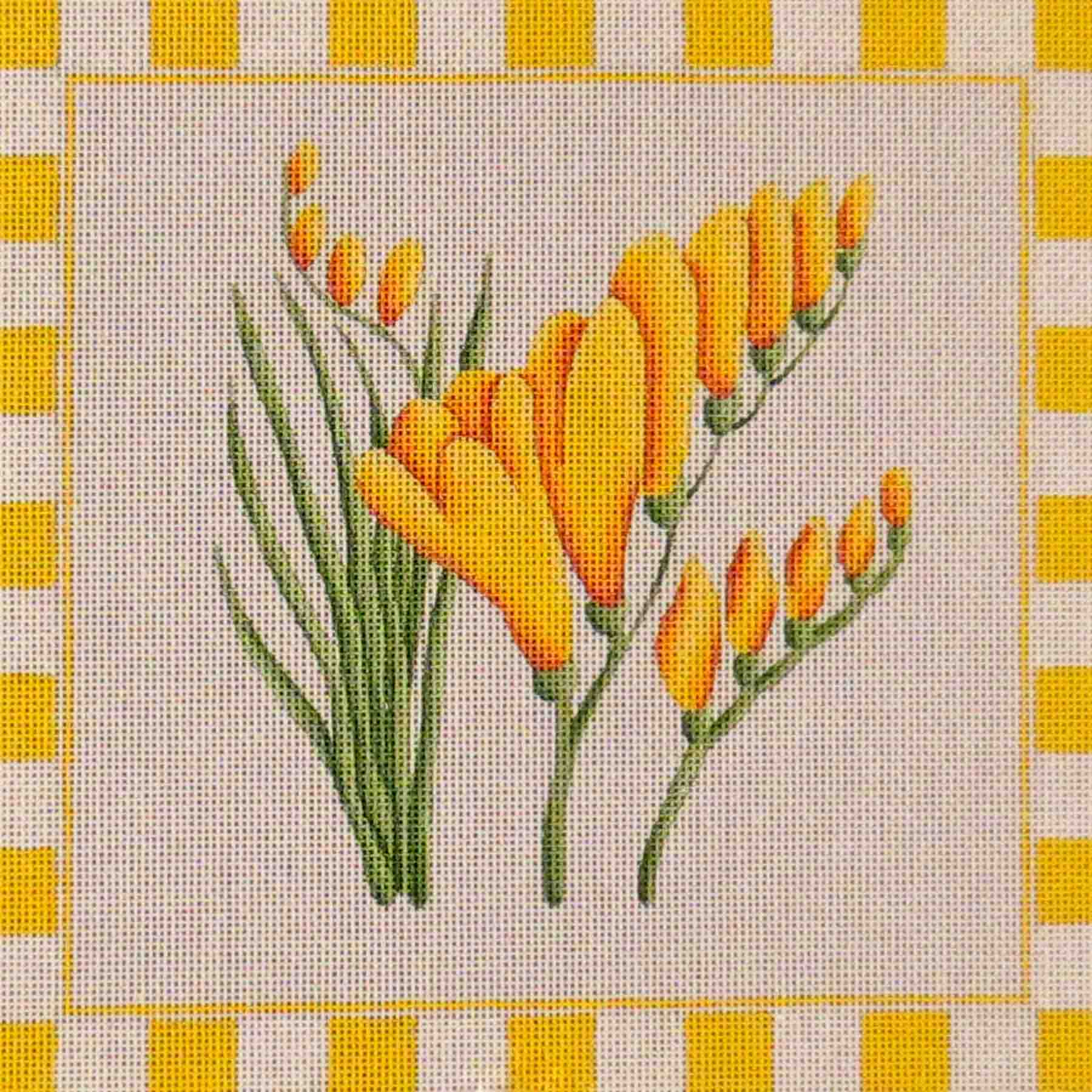 260C - Yellow Freesia Pillow