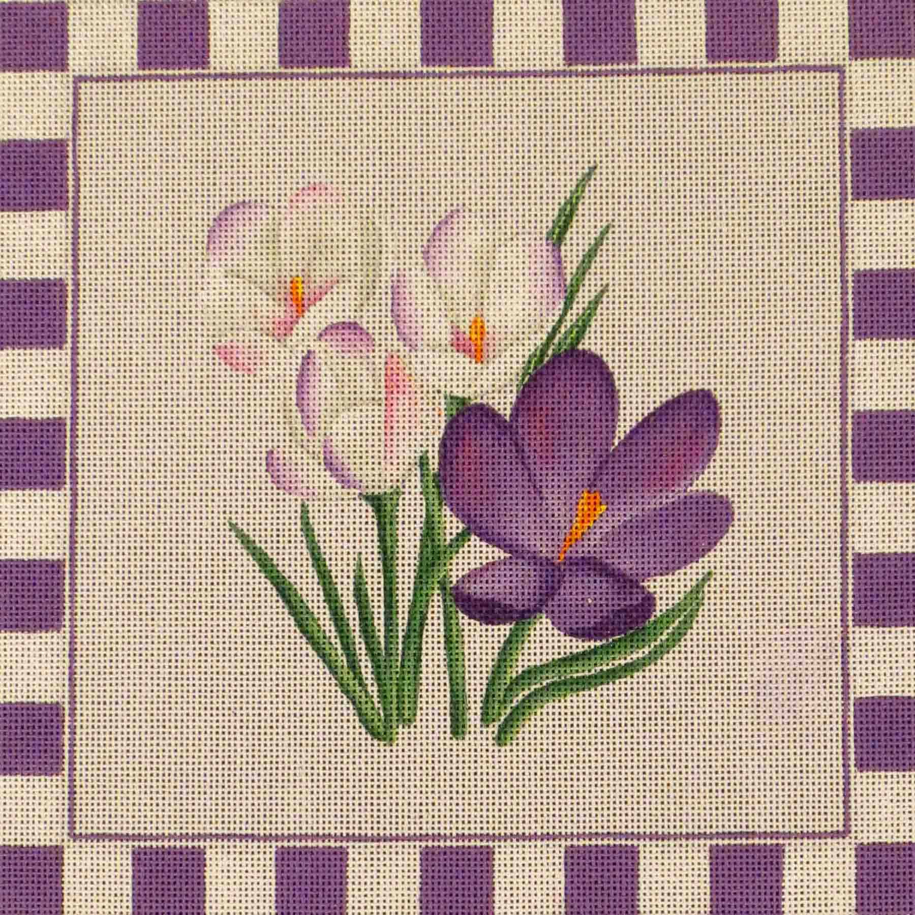 260F - Lavender Crocus Pillow