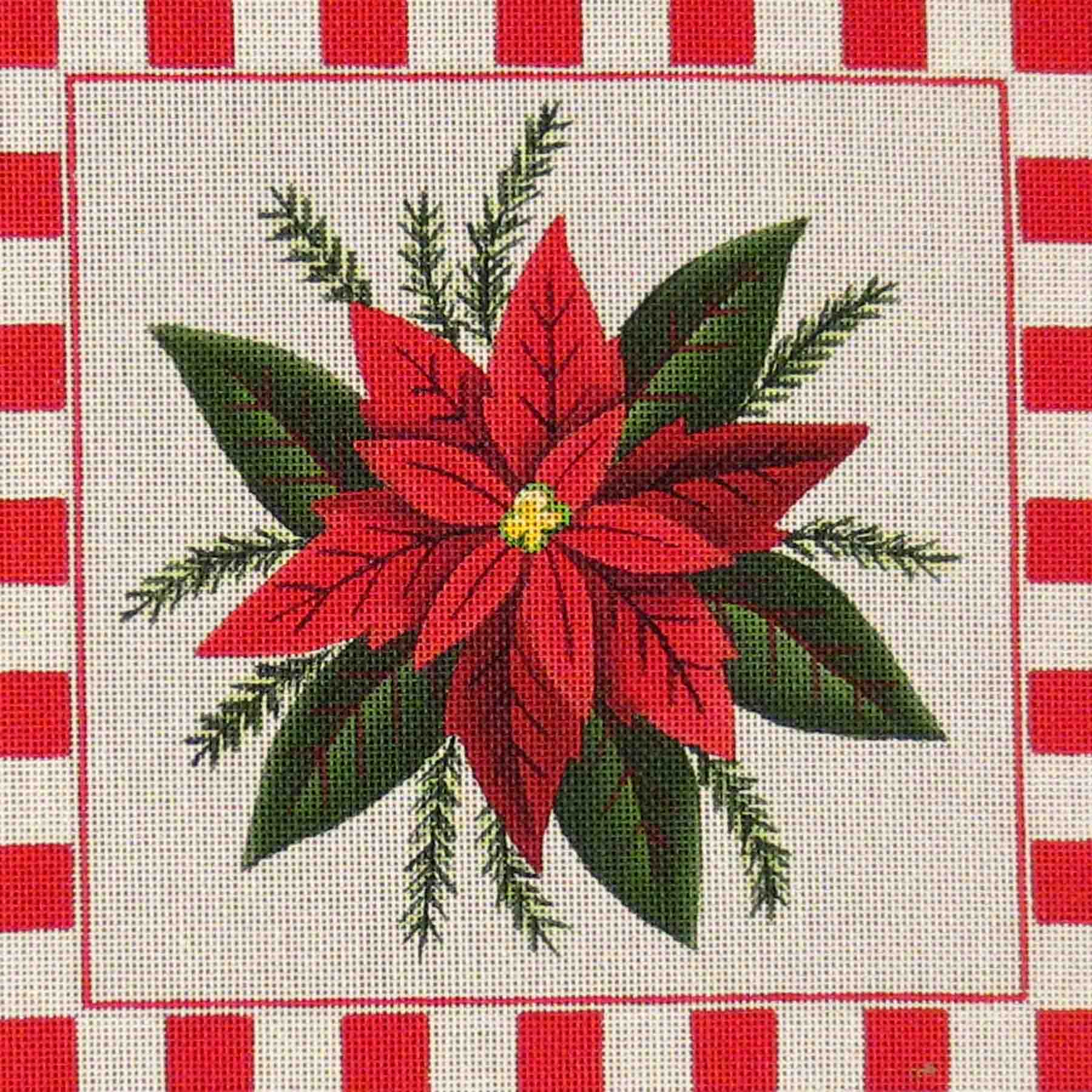 260I - Poinsettia Pillow