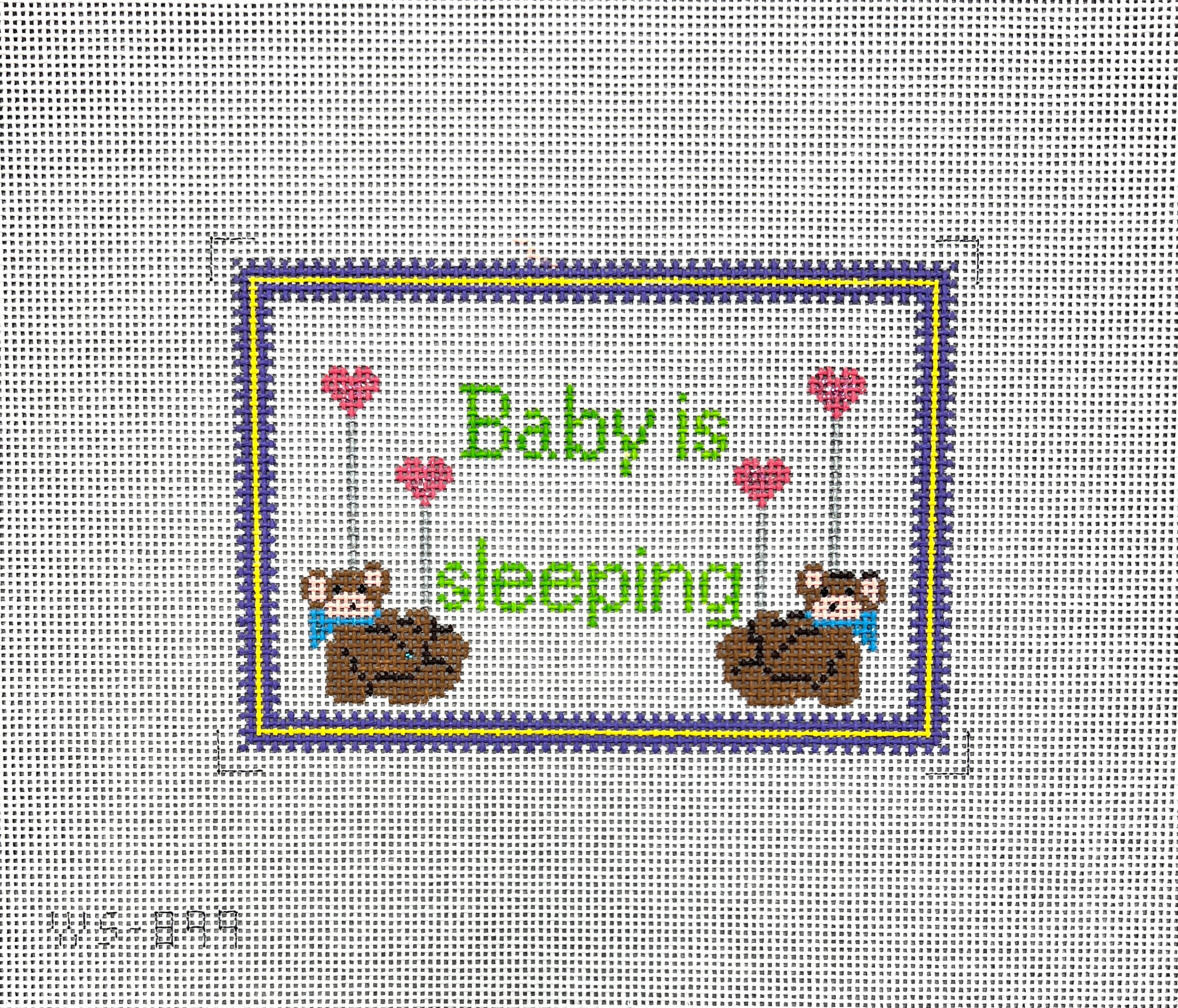 WS899 - Bear Hearts Baby Sleeping