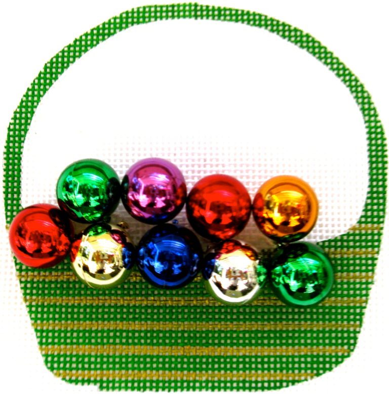 HB-282A - Christmas Balls Basket