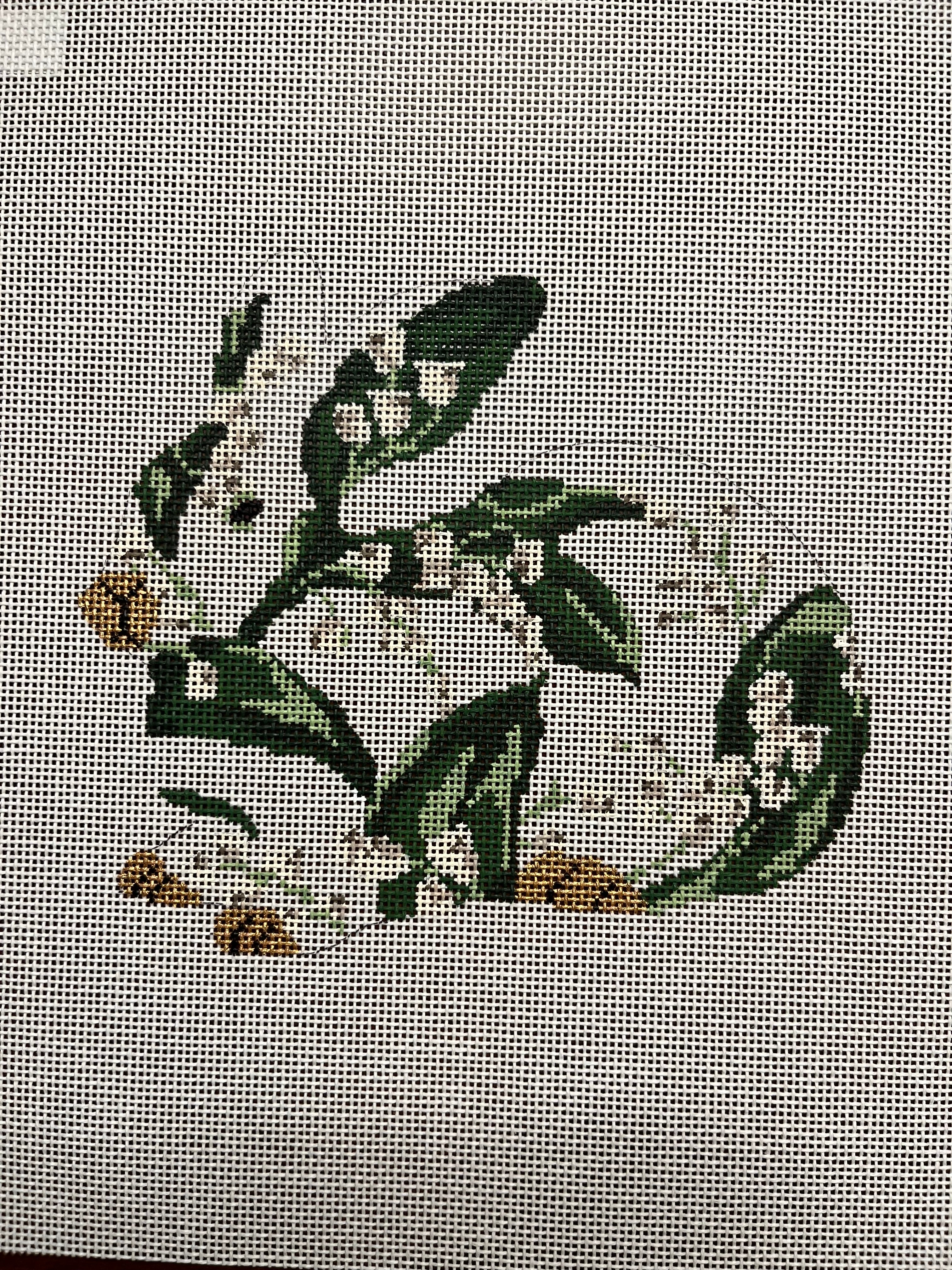 KW163 - Lilly of the Valley Sitting Bunny