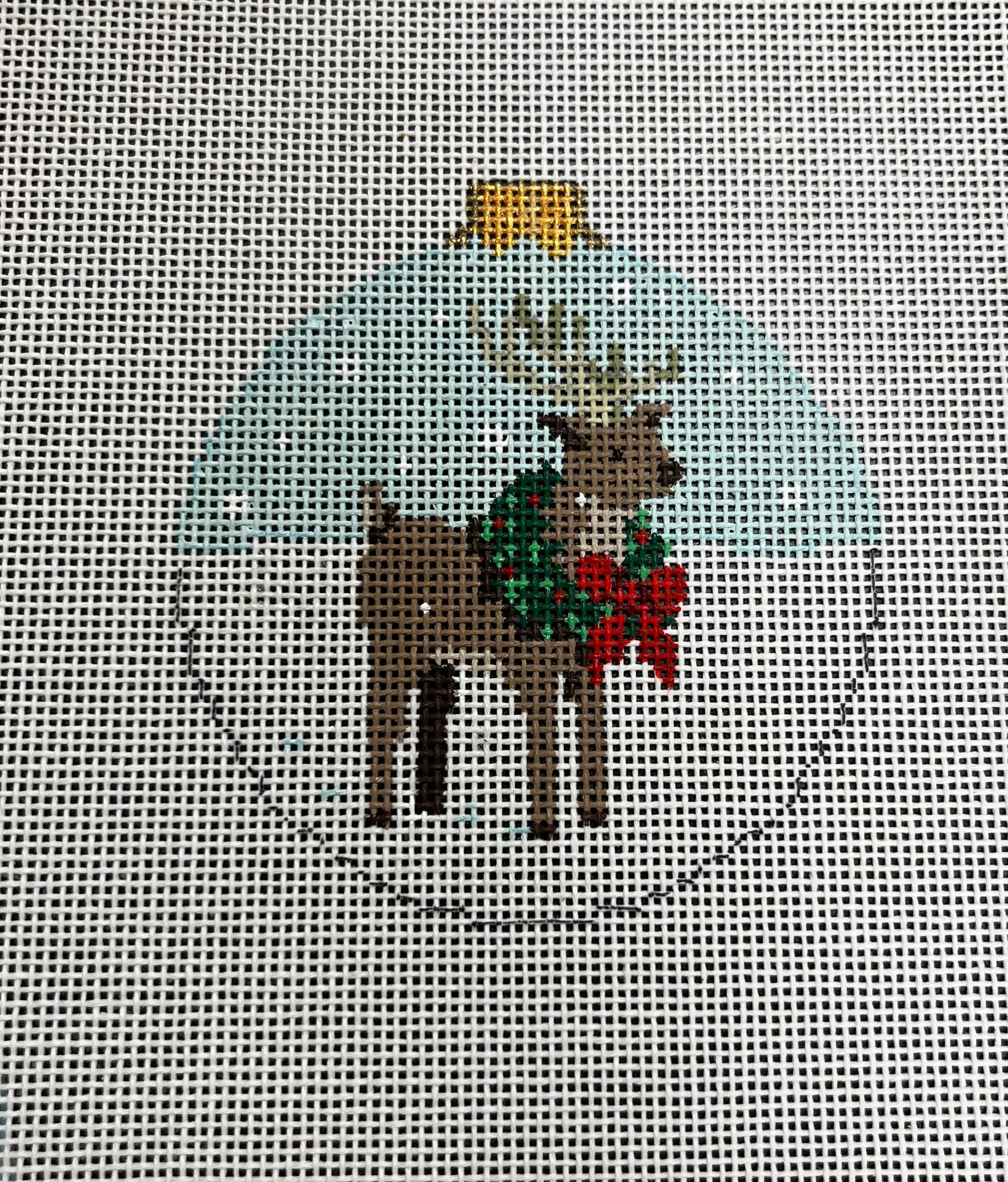 SR7204 - Reindeer with Wreath