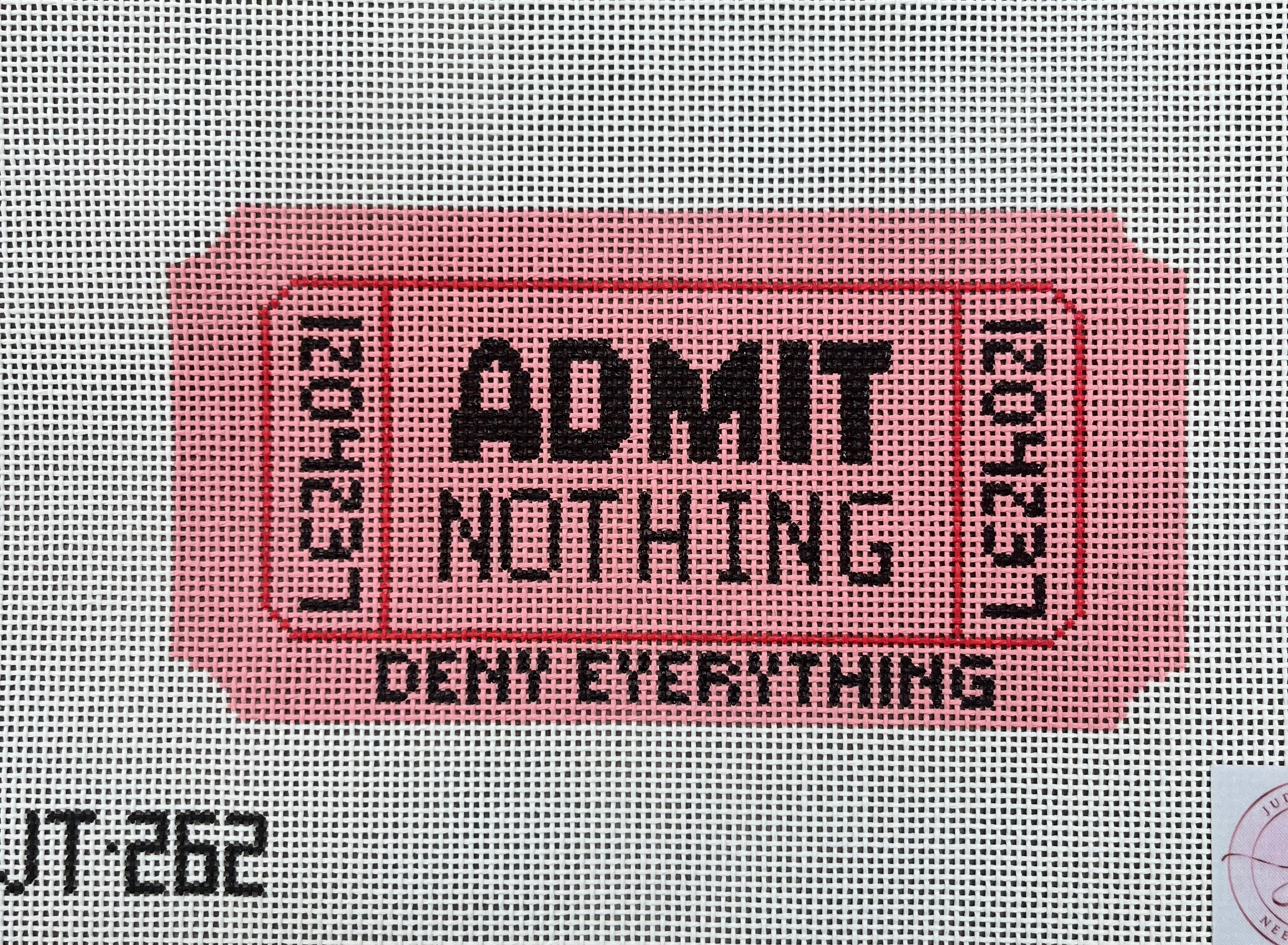 JT262 - Admit Nothing