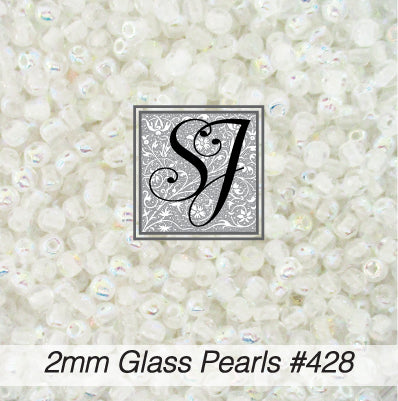 Round Glass Pearl Beads