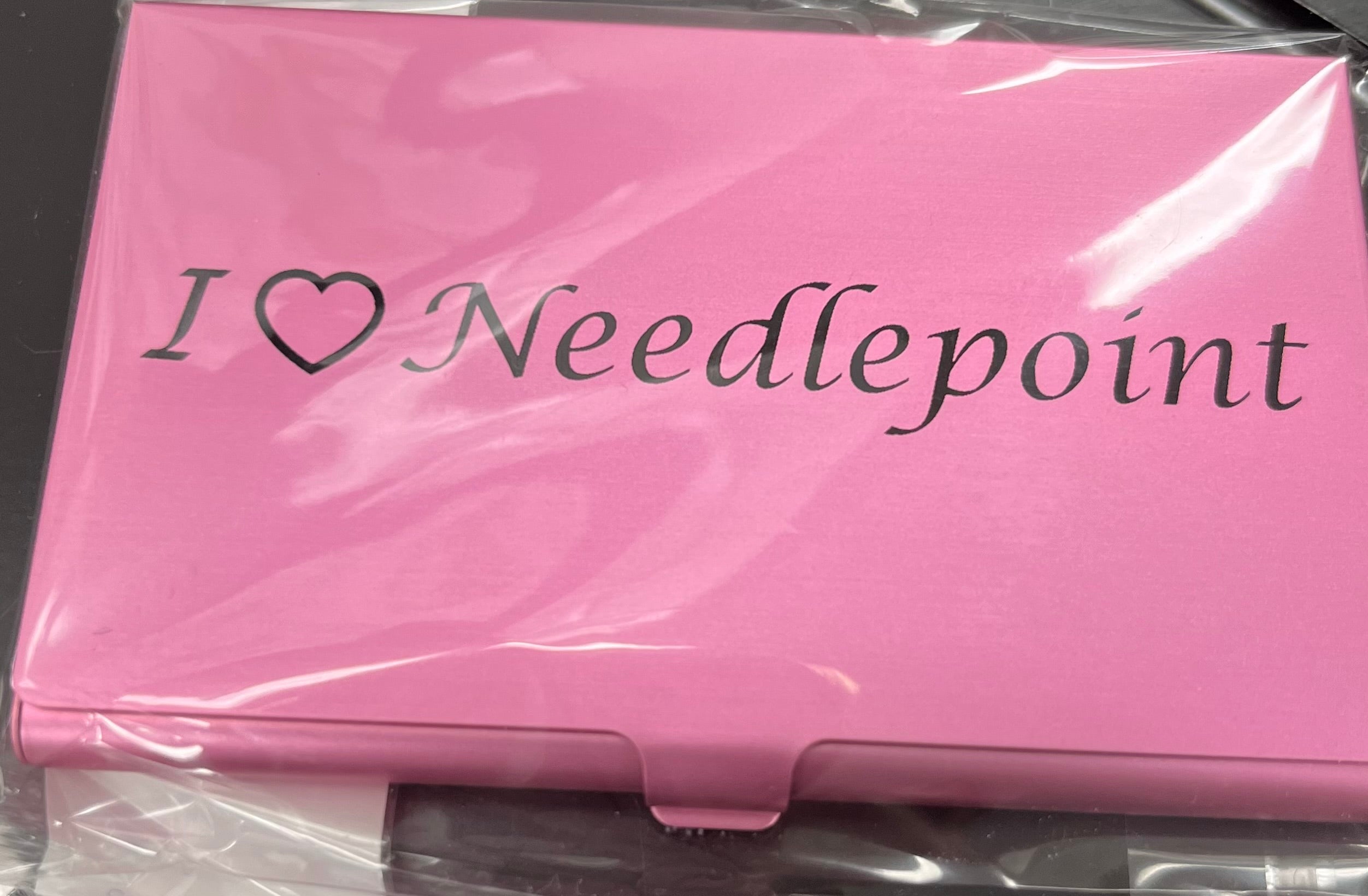 I Heart Needlepoint Beading Case