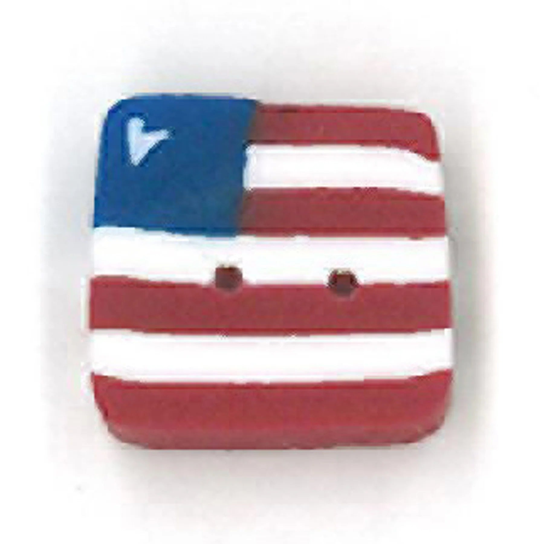 Small American Flag Button