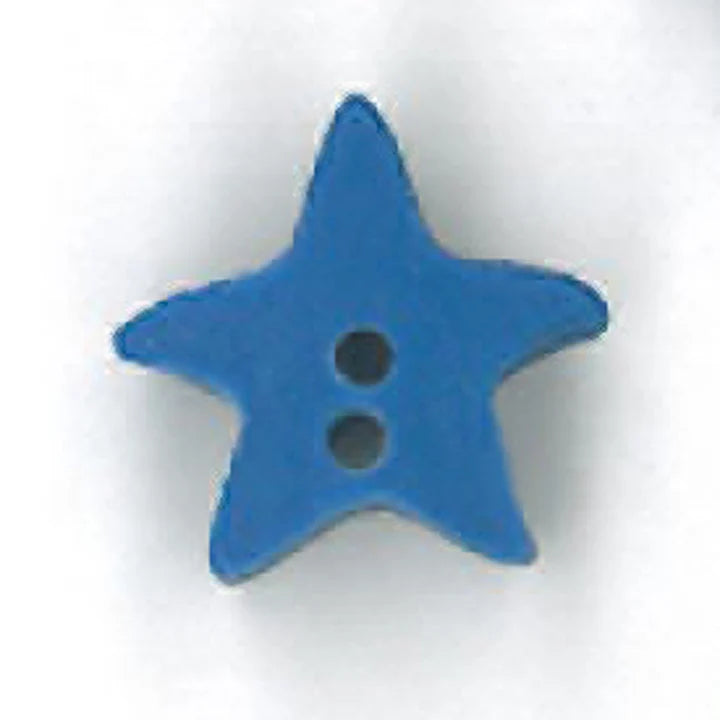 Small Blue Star Button