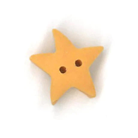 Large Golden Star Button