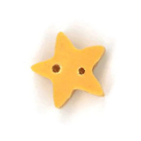 Small Golden Star Button