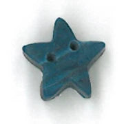 Small Denim Star Button