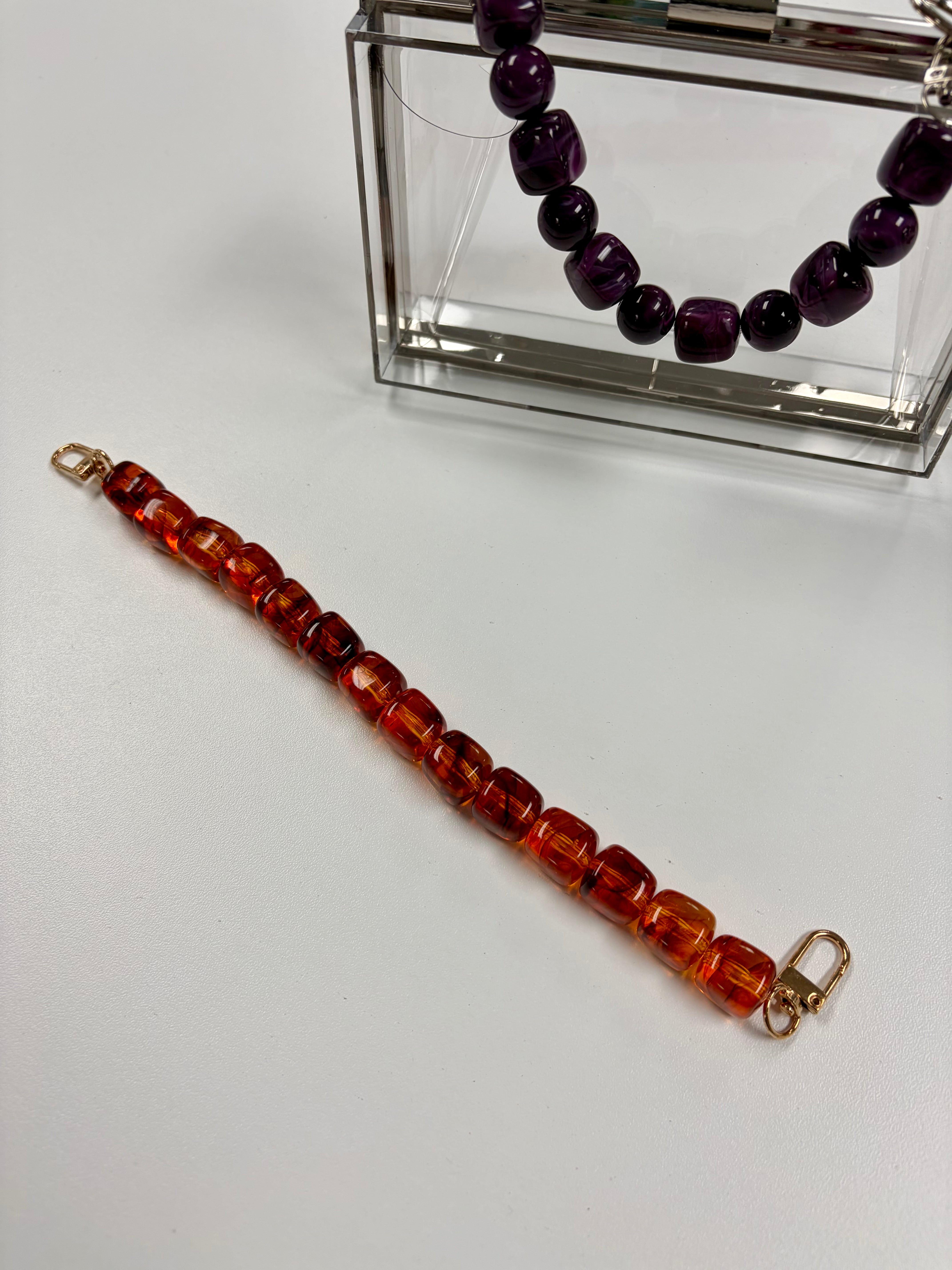 Charming Beads Clutch Strap