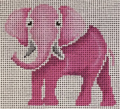 35 - Stencil, Pink Elephant
