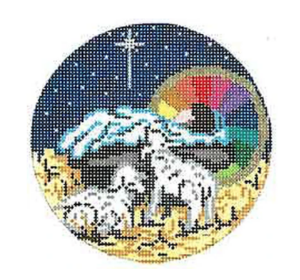 3607 - Manger Scene Round