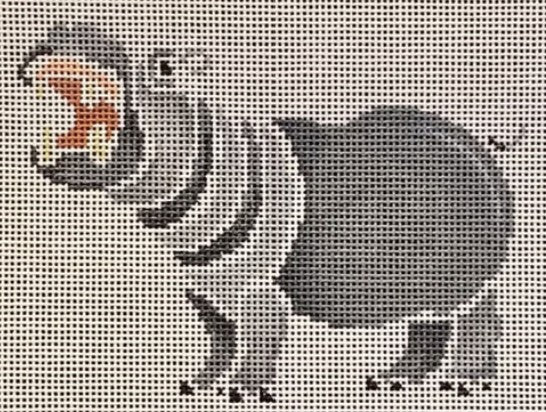 36 - Stencil, Hippo