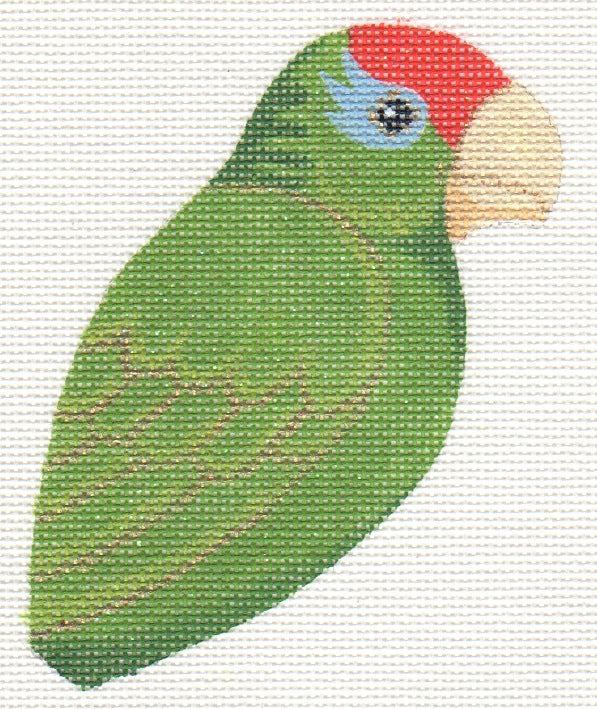 LL300T - Red Headed Amazon 3D Bird