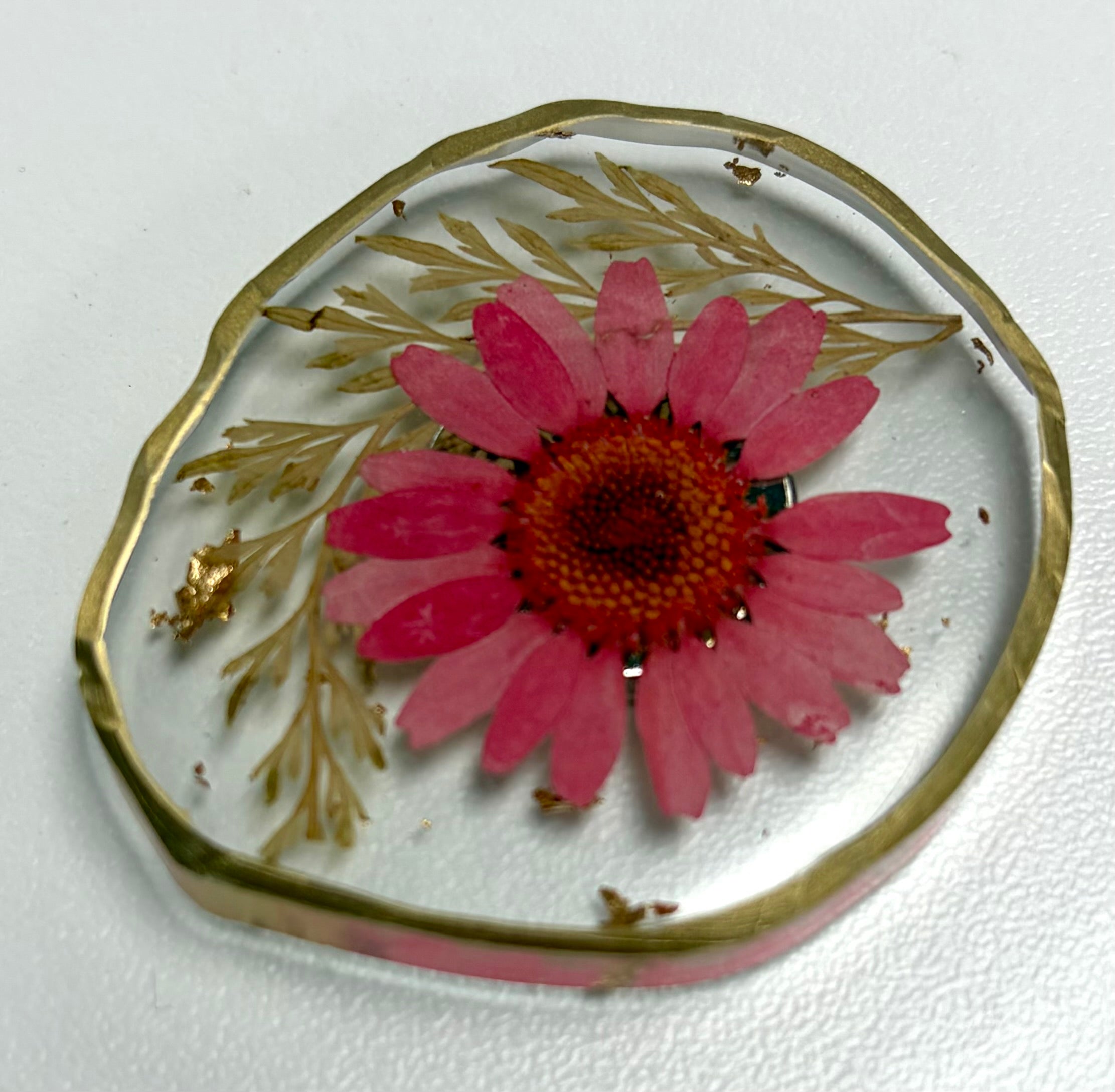Pressed Flowers Needle Minder