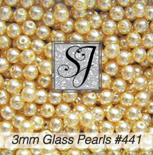 Round Glass Pearl Beads