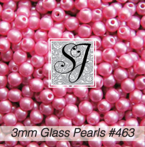 Round Glass Pearl Beads