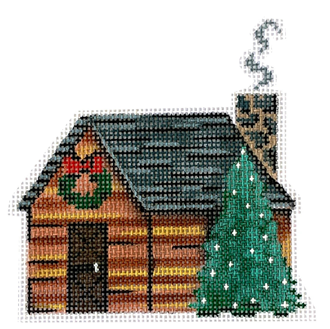 40039 - Christmas House - Log Cabin