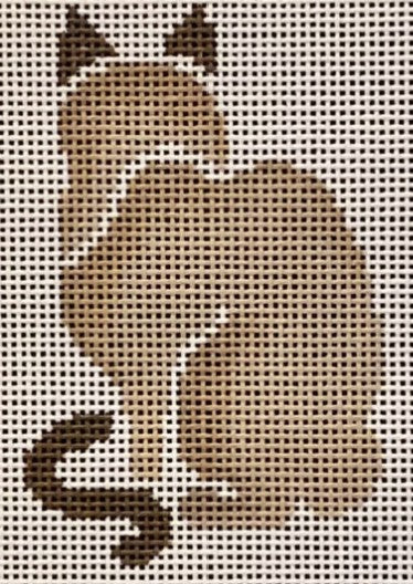 411 - Stencil, Cat Rear View