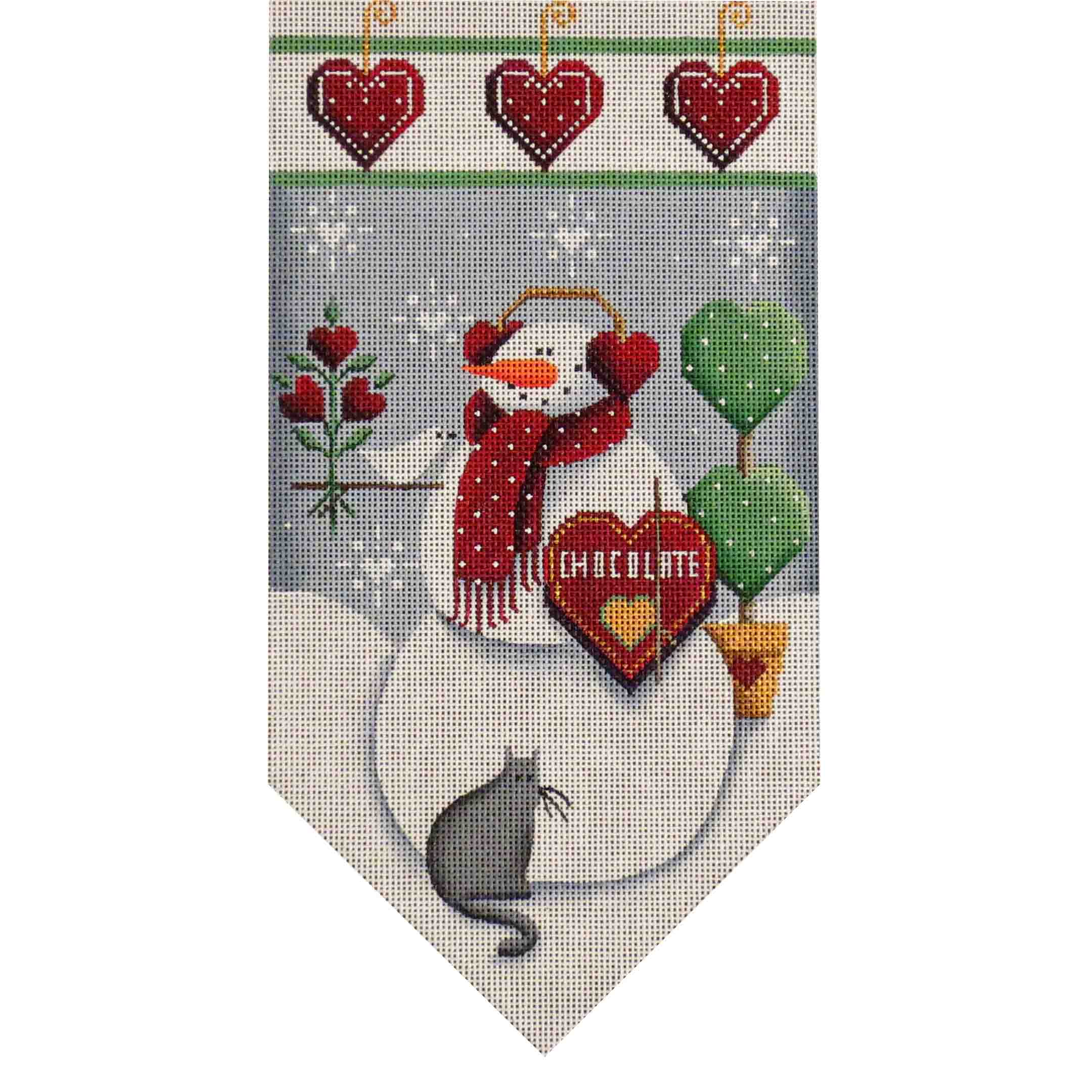 459B - February Snowman Banner
