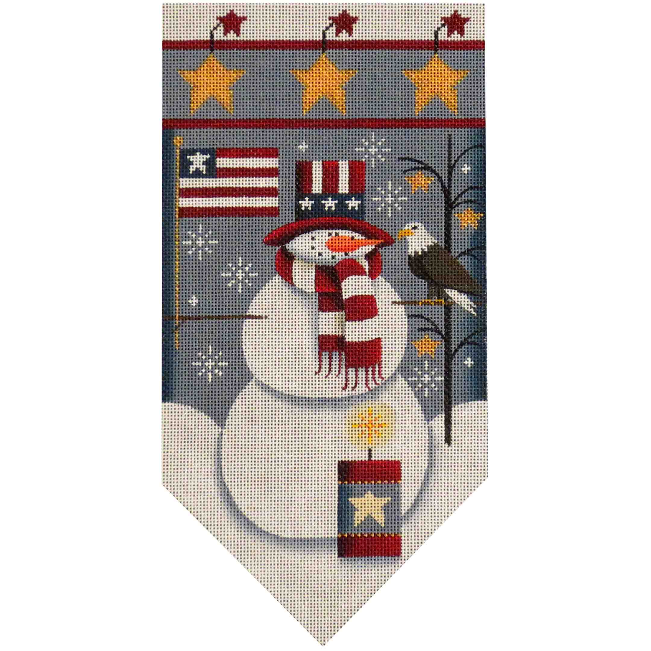 459G - July Snowman Banner
