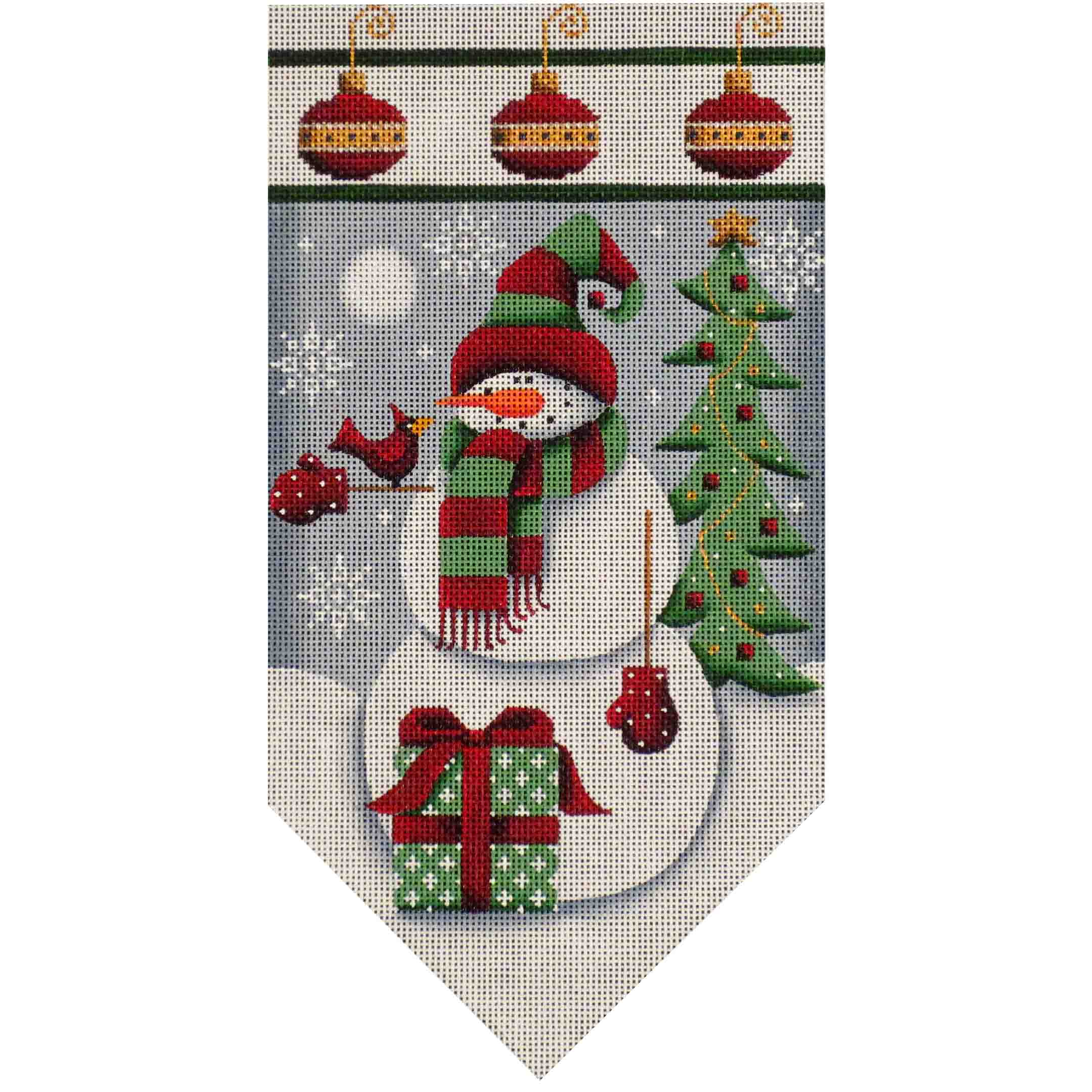 459L - December Snowman Banner