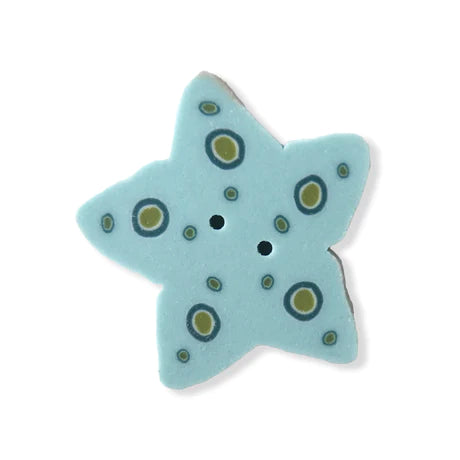 Small Mermaid Star Button