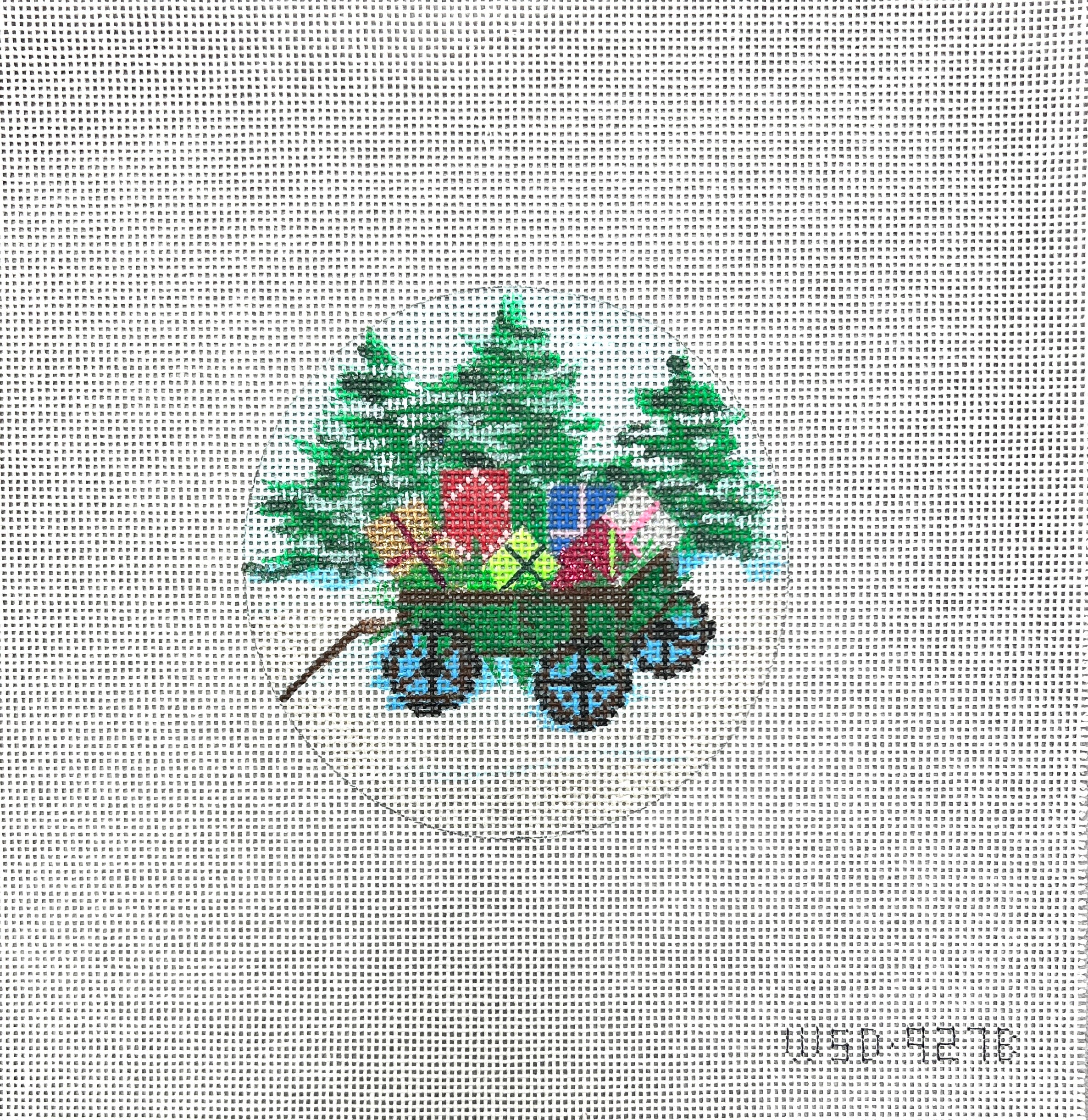 WS927B -  Christmas Wagon Ornament