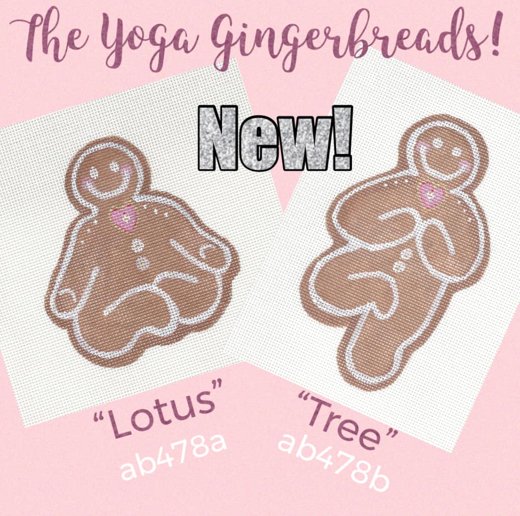 AB478B - Gingerbread Yoga "Tree"