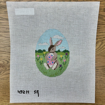 SR0492N - Sitting Rabbit with Egg 4" Egg