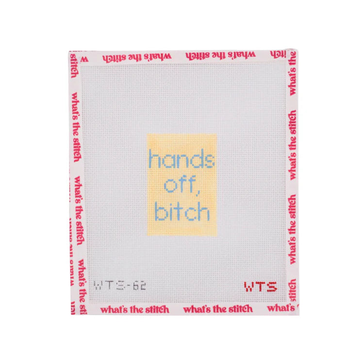 WTS-62 - Hands Off B*tch Luggage Tag