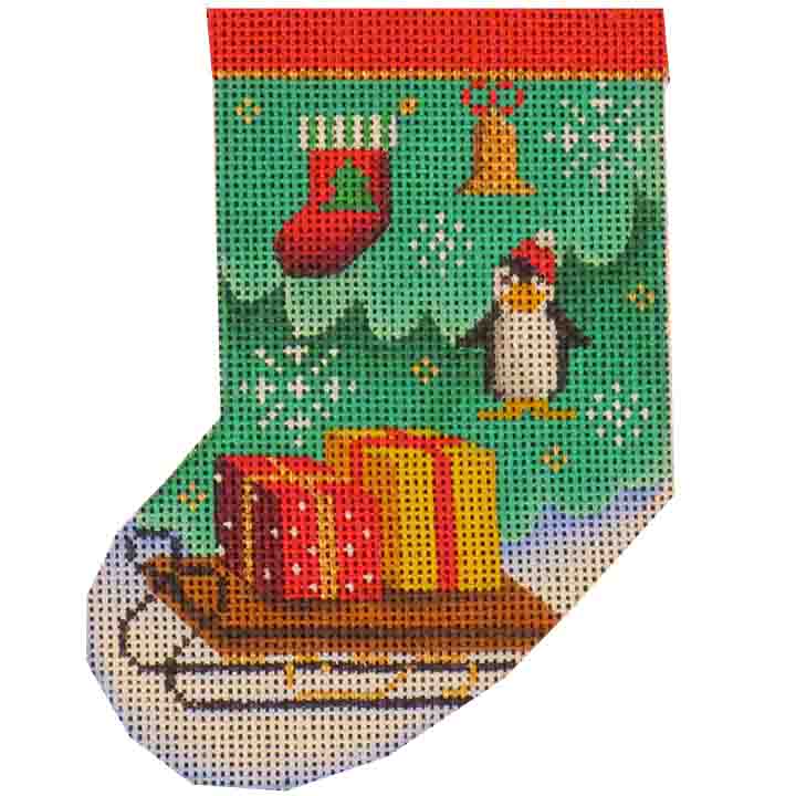 502O - Presents on a Sled Sock