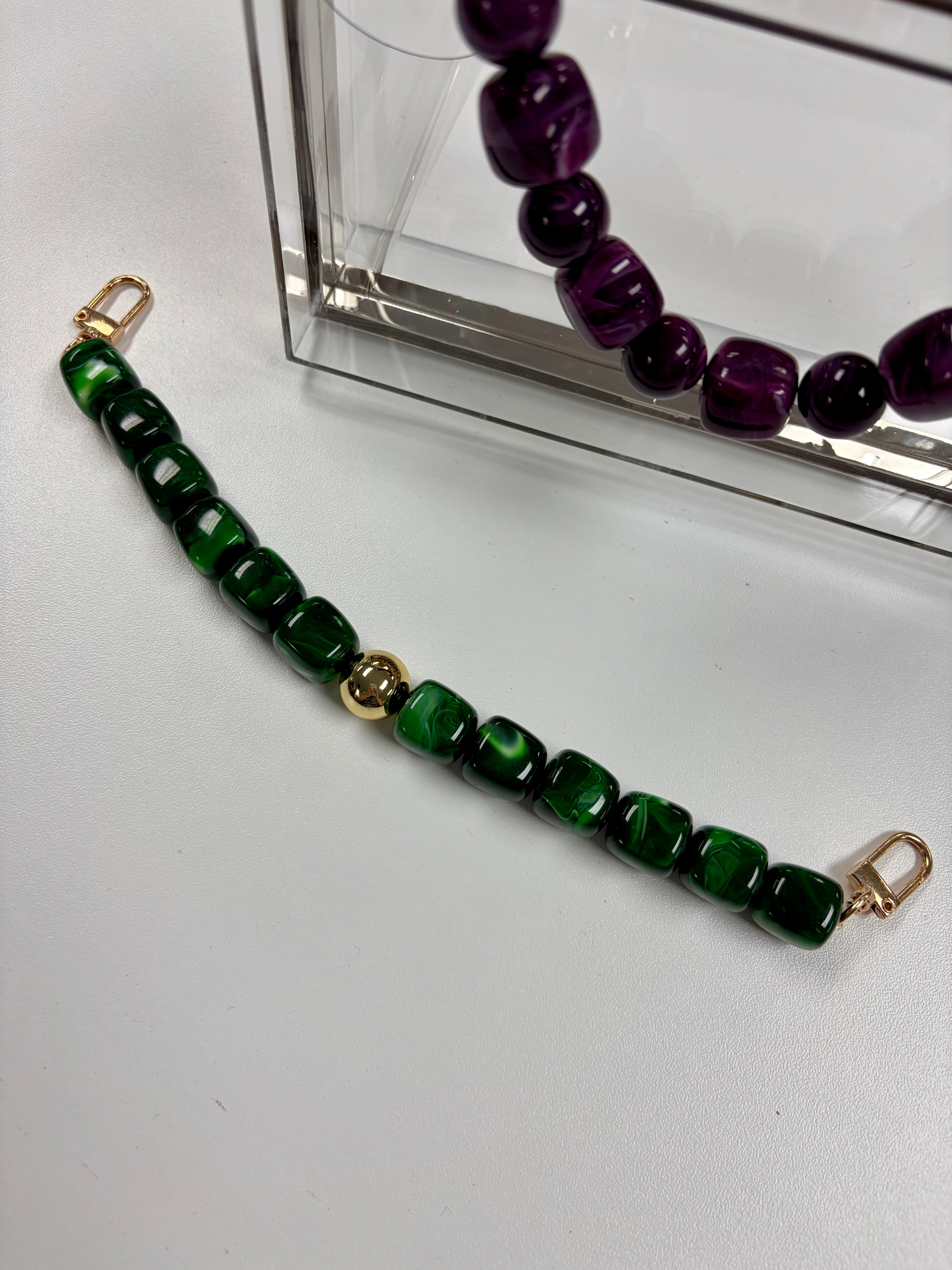 Charming Beads Clutch Strap
